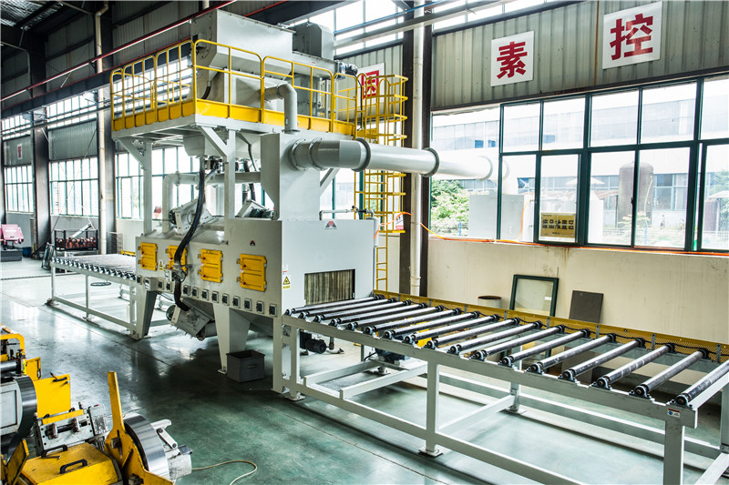 Tunnel Type Roller Conveyor Shot Blasting Machine