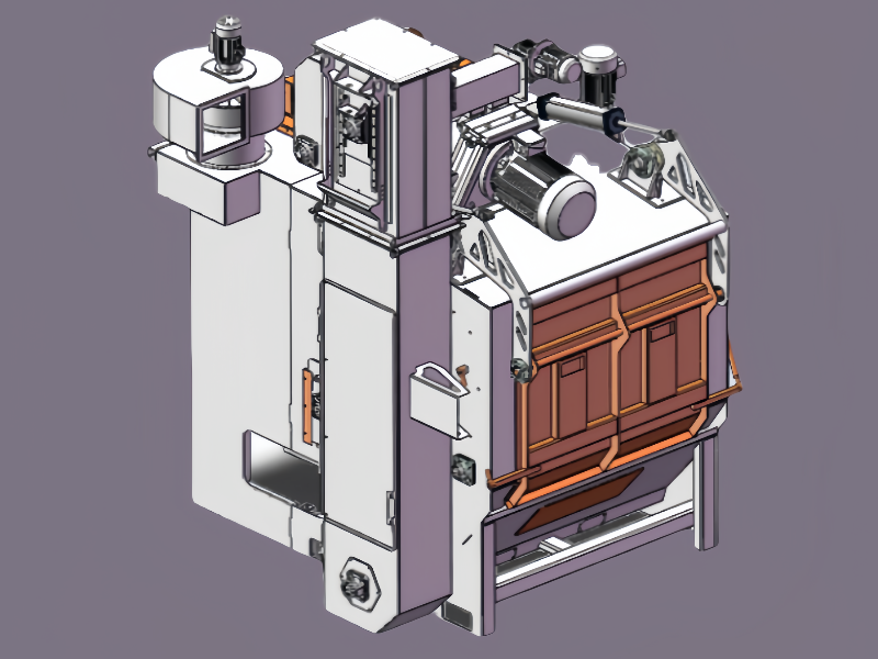 Rubber Tumblast Machine