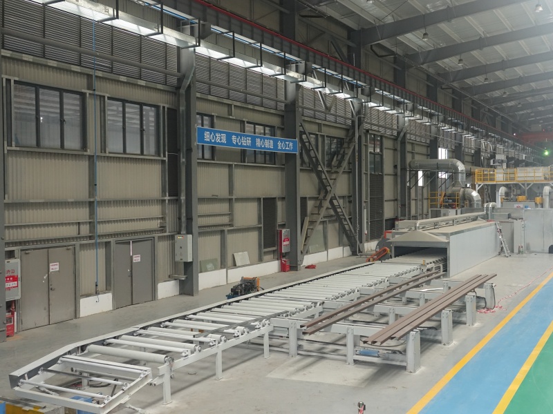 Steel Plate Pretreatment Shot Blasting Line