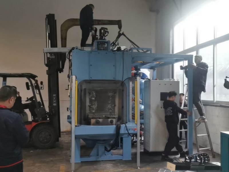 Rotary Table Shot Peening Machine